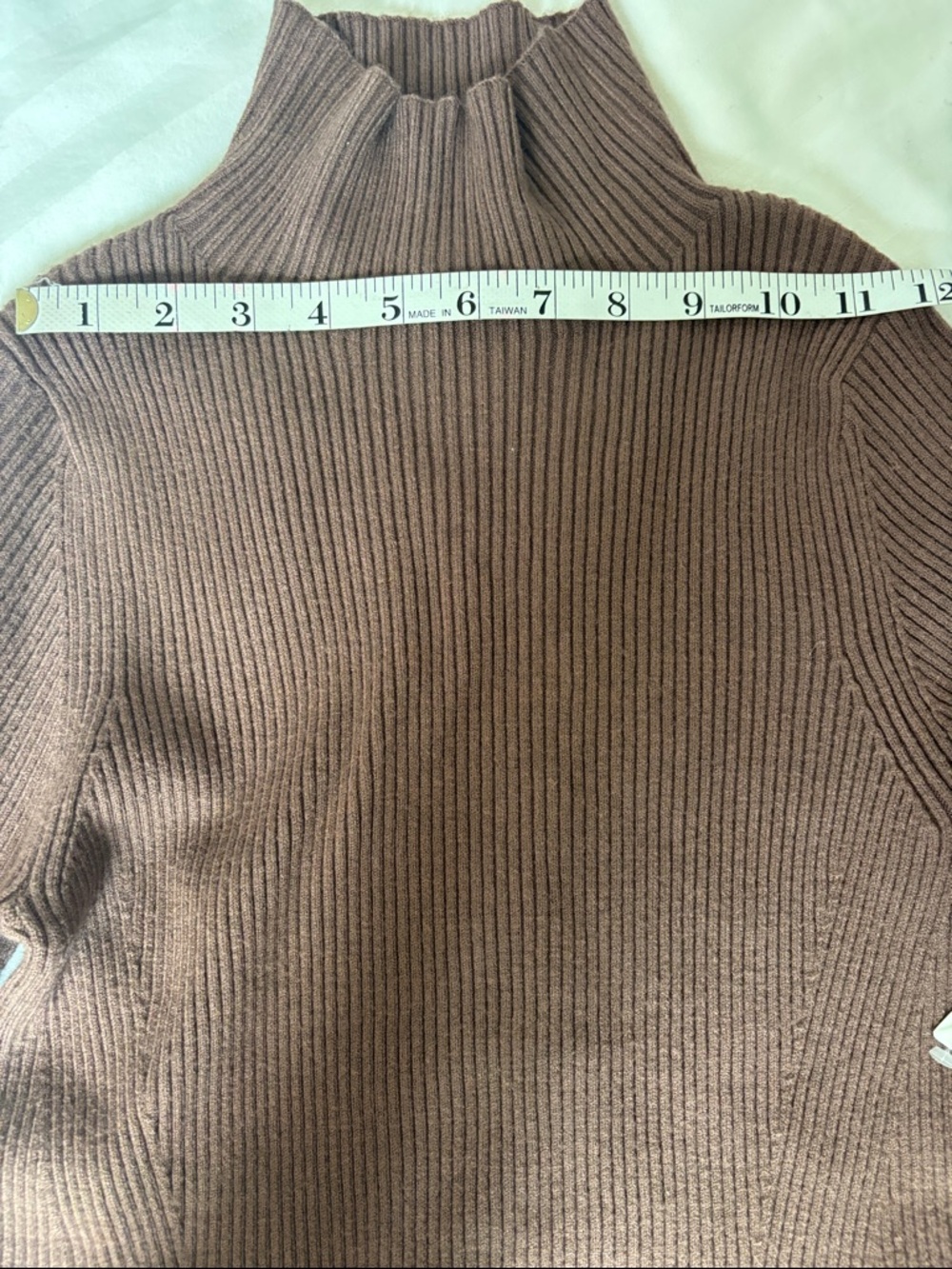 Anthropologie Brown Ribbed-Bodice Maxi Dress with Side Slit - Picture 13 of 14